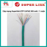 Cáp mạng Superlink UTP CAT6E 305 mét / 1 cuộn