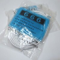 Cáp Mạng thành phẩm 1 m 2 M 3 M 5 M 10 m 20 m 30 M 40 m 50 m siêu 5 Dây Nhảy đầu pha lê màu trắng