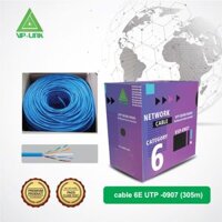 Cap Mạng VP-Link VSP-0907 Cat 6E UTP 100M305M Lõi Chữ Thập Dây Cáp Xanh - Hàng Chính Hãng - 305m