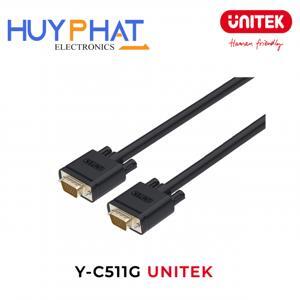 Cáp Máy Chiếu VGA UNITEK 1,5M Y-C503A Chính Hãng