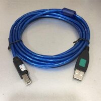 Cáp Máy In Cổng USB 2.0 Printer Cable Type A Male to Type B Male Shielding Transparent Length 3M