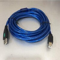 Cáp Máy In Cổng USB 2.0 Printer Cable Type A Male to Type B Male Shielding Transparent Length 5M