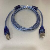 Cáp Máy In OEM Cổng USB 2.0 Printer Cable Type A Male to Type B Male Blue Length 1.5M