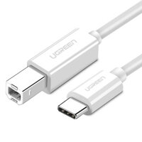 Cáp máy in sử dụng cho thiết bị hỗ trợ cổng USB Type C dài 1.5m UGREEN US241 40417 - Hàng Chính Hãng