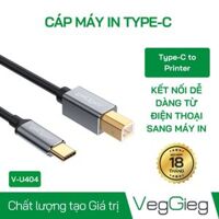 Cáp máy in TypeC  V-U404 VegGieg 1.5m