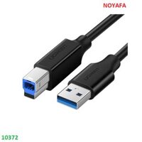 Cáp máy in UGREEN USB 3.0 dài 2m - Cáp A sang B chuẩn SuperSpeed, hỗ trợ thiết bị USB 3.0 (Mã 10372)