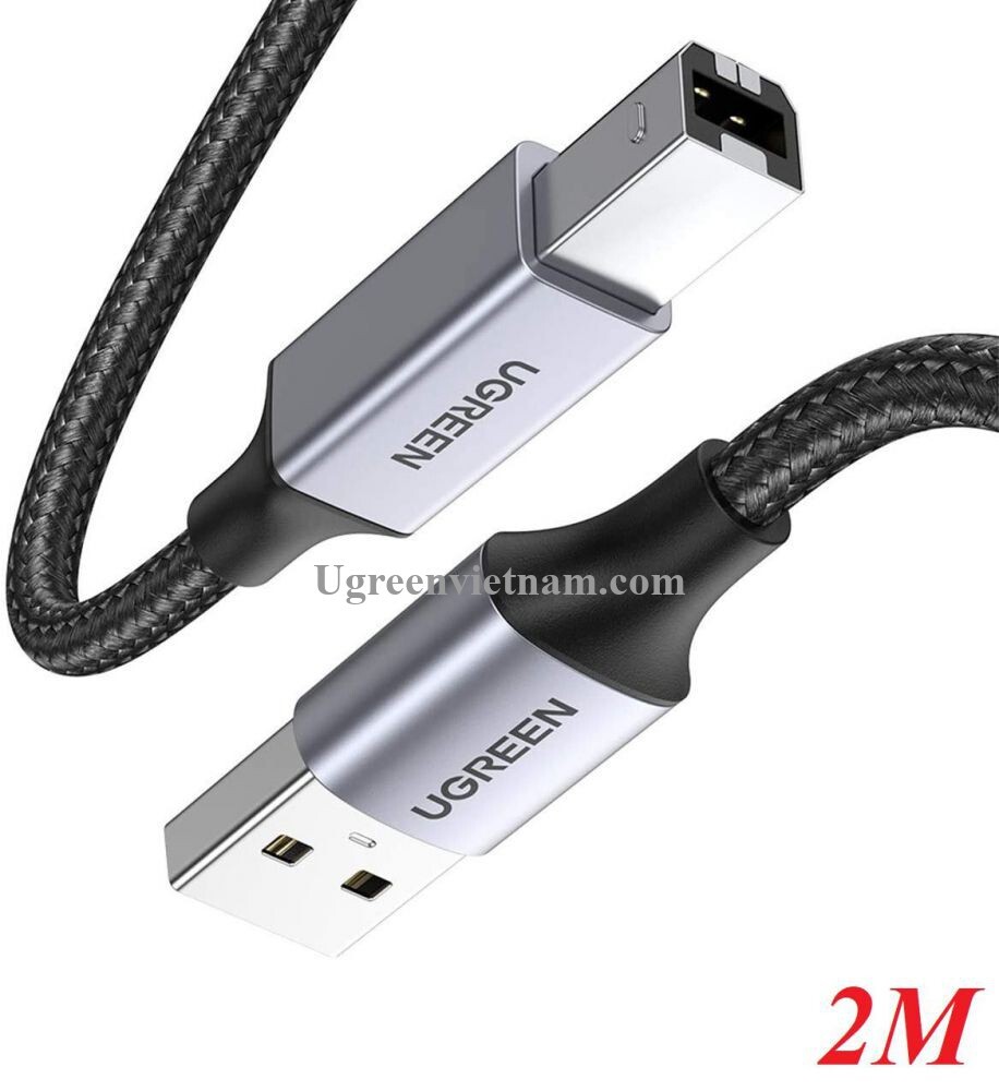 Cáp máy in USB 2.0 dài 2M cao cấp Ugreen 80803