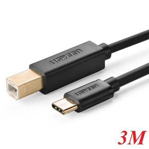 Cáp máy in USB Type C 3m Ugreen 30182