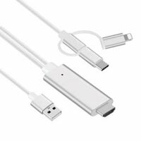 Cáp MHL 3 in 1 HDMI Kết Nối Điện Thoại Với Máy Chiếu BeeCube