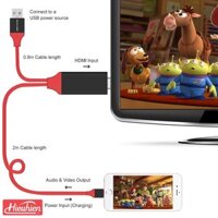 Cáp MHL to HDMI cho IPtablet táo (Red)