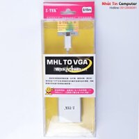 Cáp MHL to VGA With audio ZY091 cho điện thoại Samsung galaxy S3, S4, Note 2, Note 3, Tab 3