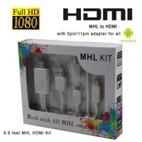 Cáp MHL/HDMI đa năng cho LG,Samsung,Sony,HTC,Nokia ... - 001386