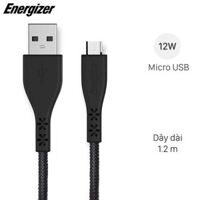 Cáp Micro USB 1.2m Energizer C41UBMCGBKT