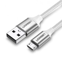 Cáp micro usb 2.0 1m  bọc nhôm chống nhiễu Ugreen 60151 US290 Hàng Chính Hãng