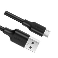 Cáp Micro Usb 2.0 mạ nickel chống nhiễu Ugreen 60827 3M màu đen