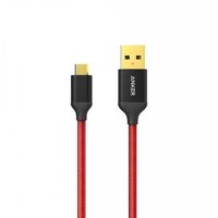 Cáp Micro USB Anker Bọc Nylon - Dài 1.8m - A7116