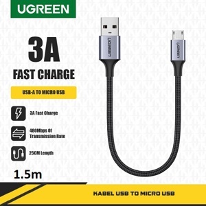 Cáp Micro USB dài 1.5m Ugreen 60147