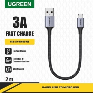 Cáp Micro USB dài 2m Ugreen 60148