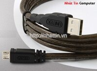 Cáp Micro USB dài 3m Unitek Y-C435 chính hãng