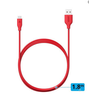 Cáp MicroUSB 1.8m Anker PowerLine A8133