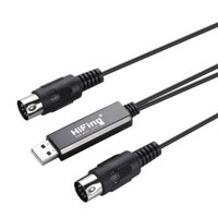 Cáp Midi HiFing USB sang Midi, cáp kết nối cho bàn phím điện tử, trống điện tử, cáp piano