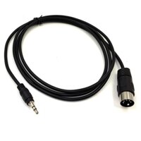 Cáp MIDI, phích cắm DIN 5 chân 1,5M / 5Ft Nam sang 3,5mm 1 / 8 inch TRS Jack cắm âm thanh nổi Cáp chuyển đổi cáp âm thanh (DIN-3.5mm)