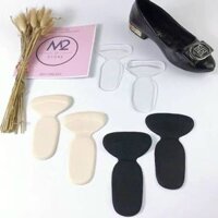CẶP MIẾNG LÓT GIÀY CHỮ T CHẤT LIỆU CAO SU CHỐNG ĐAU CHÂN, SET 2 LÓT GÓT GIÀY GIÚP ĐI ÊM CHỐNG RỘNG BẢO VỆ ĐÔI CHÂN BẠN