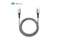 Cáp Mili Braided Type-C to Type-C 60W HX-L07