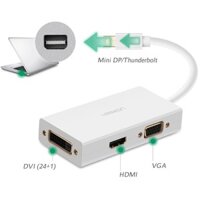 Cáp Mini Displayport To VGA + HDMI + DVI - CHÍNH HÃNG UGREEN 20417