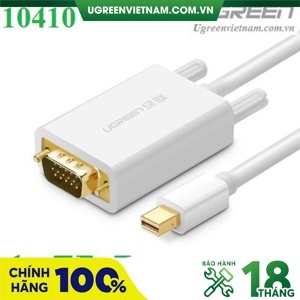 Cáp Mini Displayport to VGA Ugreen 10410 1.5m