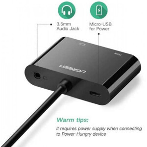 Cáp mini HDMI sang HDMI + VGA Ugreen 40385