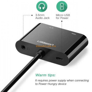 Cáp mini HDMI sang HDMI + VGA Ugreen 40385