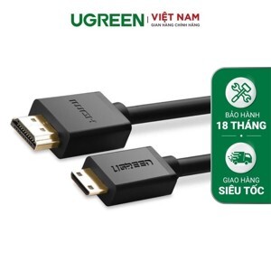 Cáp mini hdmi to hdmi 3 mét Ugreen UG-10118