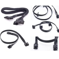 Cáp mô-đun cho Seasonic X-1250XM / P1000 / Platinum 520 X-Series KM2 Bộ nguồn mô-đun Ngoại vi 4 Pin SATA PCIe 8 6 chân CPU 8 / 4 chân Nguồn điện chính ATX 24 Pin Cáp cấp nguồn
