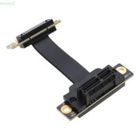 Cáp nâng moom2 PCIE X1 Dual 90 độ Góc PCIE 3 0 X1 X1 Cáp nối dài 8Gb s PCIE 1X Riser Card Line- 5cm