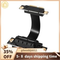 Cáp nâng PCIe X1 cao cấp Dual 90 độ Góc phải PCIe 3.0 X1 sang X1 Cáp nối dài 8Gbps PCI Express 1X Riser Card