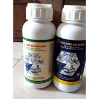 Cặp Nano bạc đồng trị nấm và vi khuẩn cho cây trồng