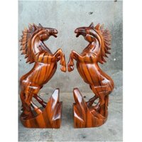 Cặp Ngữa Gỗ Sơn Huyết Nhiều Kích Thướt