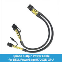 Cáp nguồn 8pin to 8+8pin Power Cable for DELL PowerEdge R720XD R730XD GPU Video card 35cm