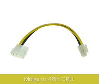 Cáp nguồn ATA Molex sang 4Pin CPU