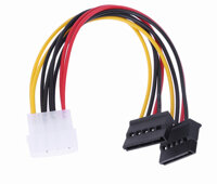Cáp nguồn IDE 4Pin Molex sang 2 SATA HDD, SSD