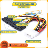 Cáp nguồn IDE chuyển sang SATA, kết nối ổ cứng, ổ SSD, cáp 4 pin molex, dài 19.5cm, chất lượng cao cho máy tính sever