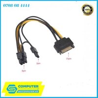 Cáp nguồn SATA sang 8Pin PCI-e Card VGA