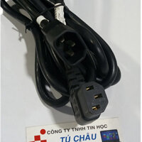 Cáp nguồn UPS chuẩn cắm C13 - C14 / Cáp dài 3m (ZIN)