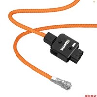 Cáp nguồn ZGCINE DT-BMD D-Tap sang 2 chân BMPCC Chiều dài 60cm 180°Có thể xoay được với dây bện Tương thích với pin gắn chữ V Blackmagic Pocket Cinema 4K / 6K