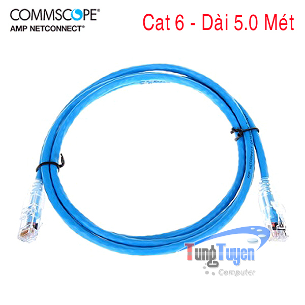 Cáp nhảy-Patch cord COMMSCOPE CAT6 UTP 5 mét NPC06UVDB-BL017F