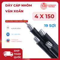 Cáp Nhôm Vặn Xoắn ABC 4x150 mm² - Chất Lượng Cao - Đạt Tiêu Chuẩn TCVN 6447