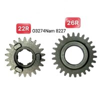 Cặp nhông, bánh răng số 3 đấu xe DREAM, WAVE, Cub....