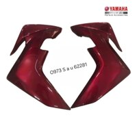 Cặp nhựa bửng cánh yếm ngoài EXCITER 155 đỏ mận zin Yamaha