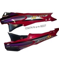 Cặp nhựa ốp võ thân sườn xe FUTURE 2 125 đỏ zin chính hãng